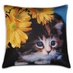 Антистрессовая подушка "Кошки" малый котенок в желтых цветах