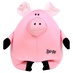 Игрушка подушка-плюшка "Звери" мини малый свинья